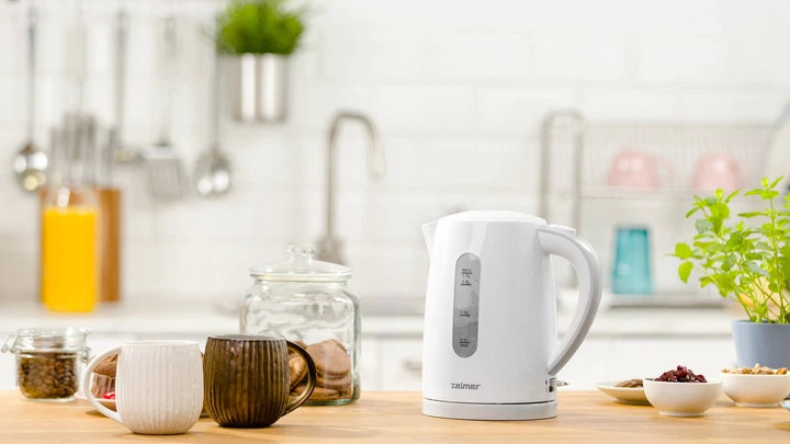 Электрочайник Zelmer ZCK7616S 1.7 л серый Київ - зображення 3