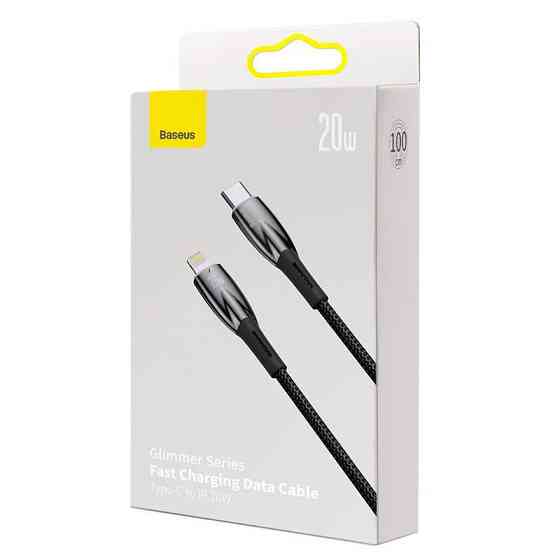 Дата кабель Baseus Glimmer Series Fast Charging Data Cable Type-C to Lightning 20W 1m (CADH000001) Херсон