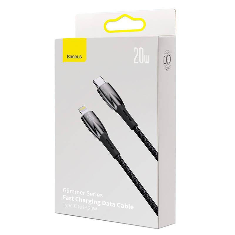 Дата кабель Baseus Glimmer Series Fast Charging Data Cable Type-C to Lightning 20W 1m (CADH000001) Херсон - изображение 6