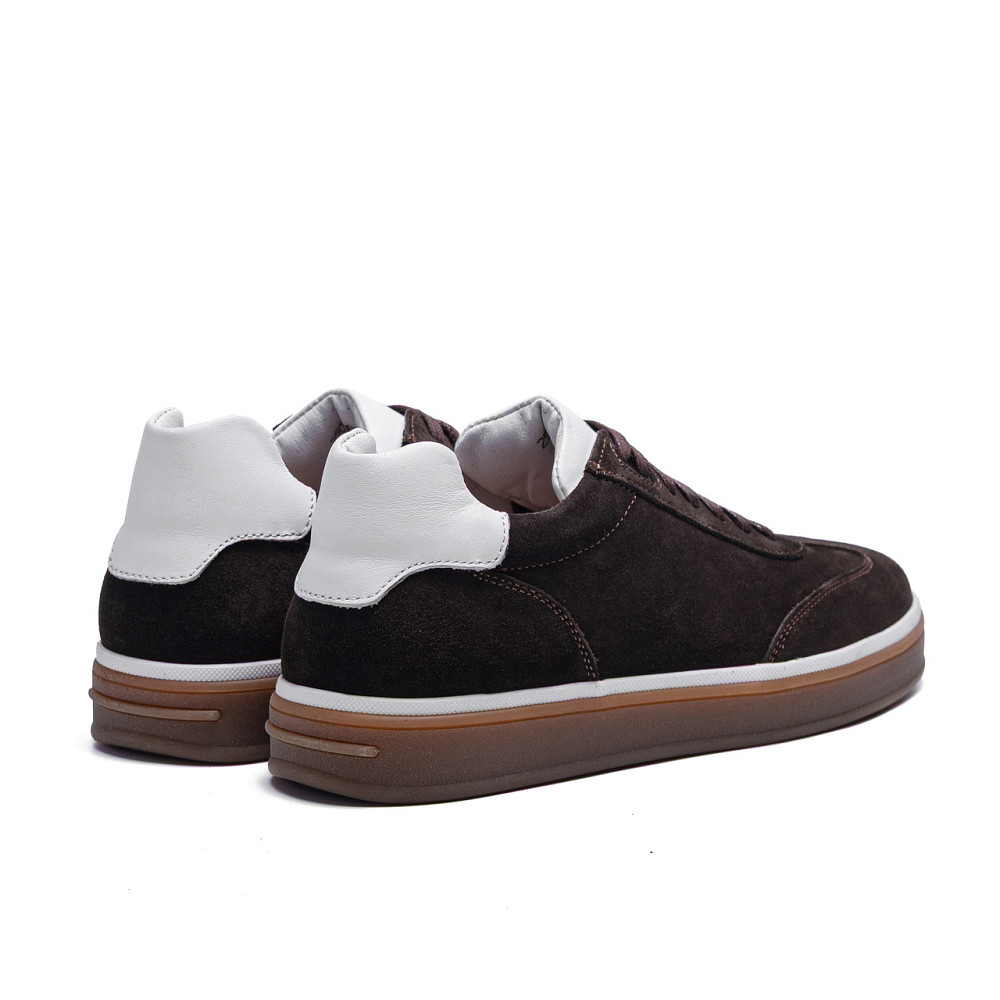 Мужские кожаные кроссовки Brown Velvet Київ - зображення 3