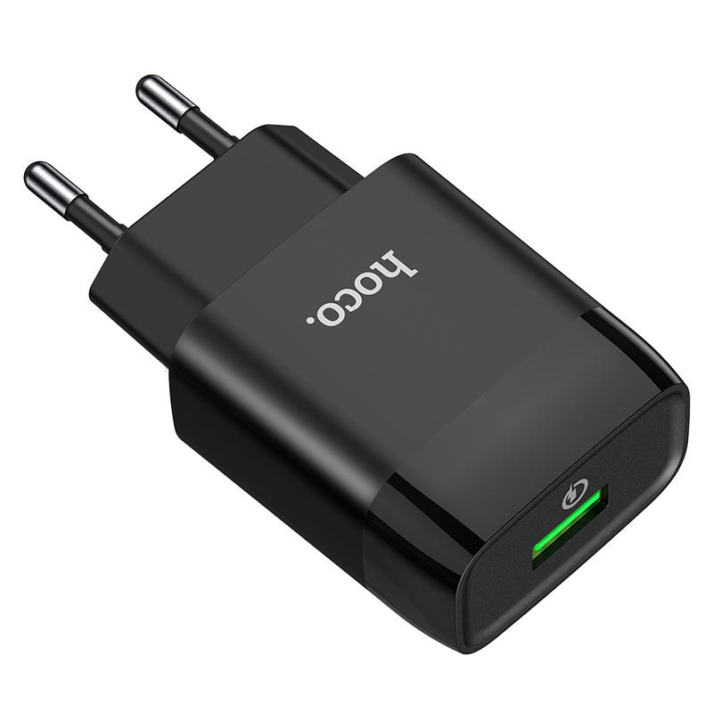 СЗУ Hoco C72Q Glorious QC3.0 18W (1USB-A) + кабель USB to MicroUSB Херсон - зображення 4