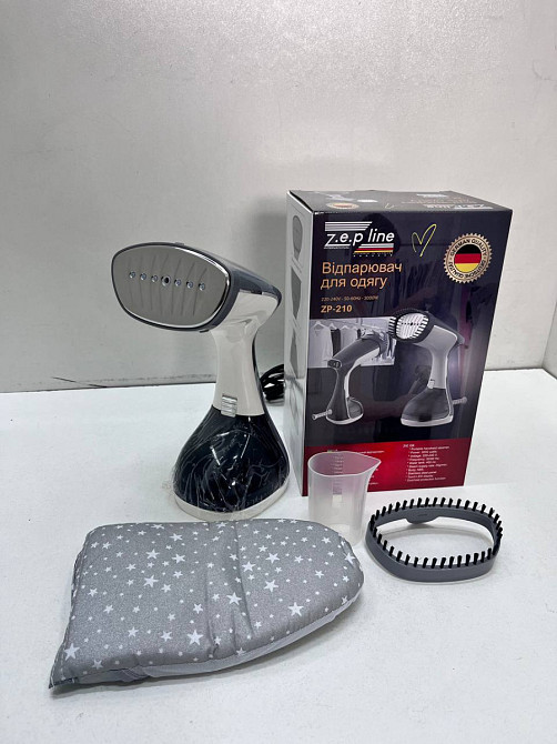 Отпариватель вертикальный ручной для одежды Zepline ZP-210-Gray 3000 Вт серый Київ - зображення 5