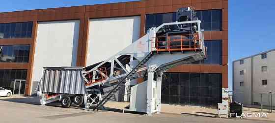 Мобільний бетонний завод Polygonmach Makina Mobile 60 (40-60 м3 / год) Туреччина. Київ