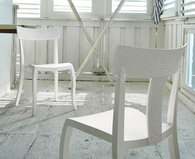 Стул Papatya TORO-S RATTAN тёмно-коричневый Киев - изображение 4