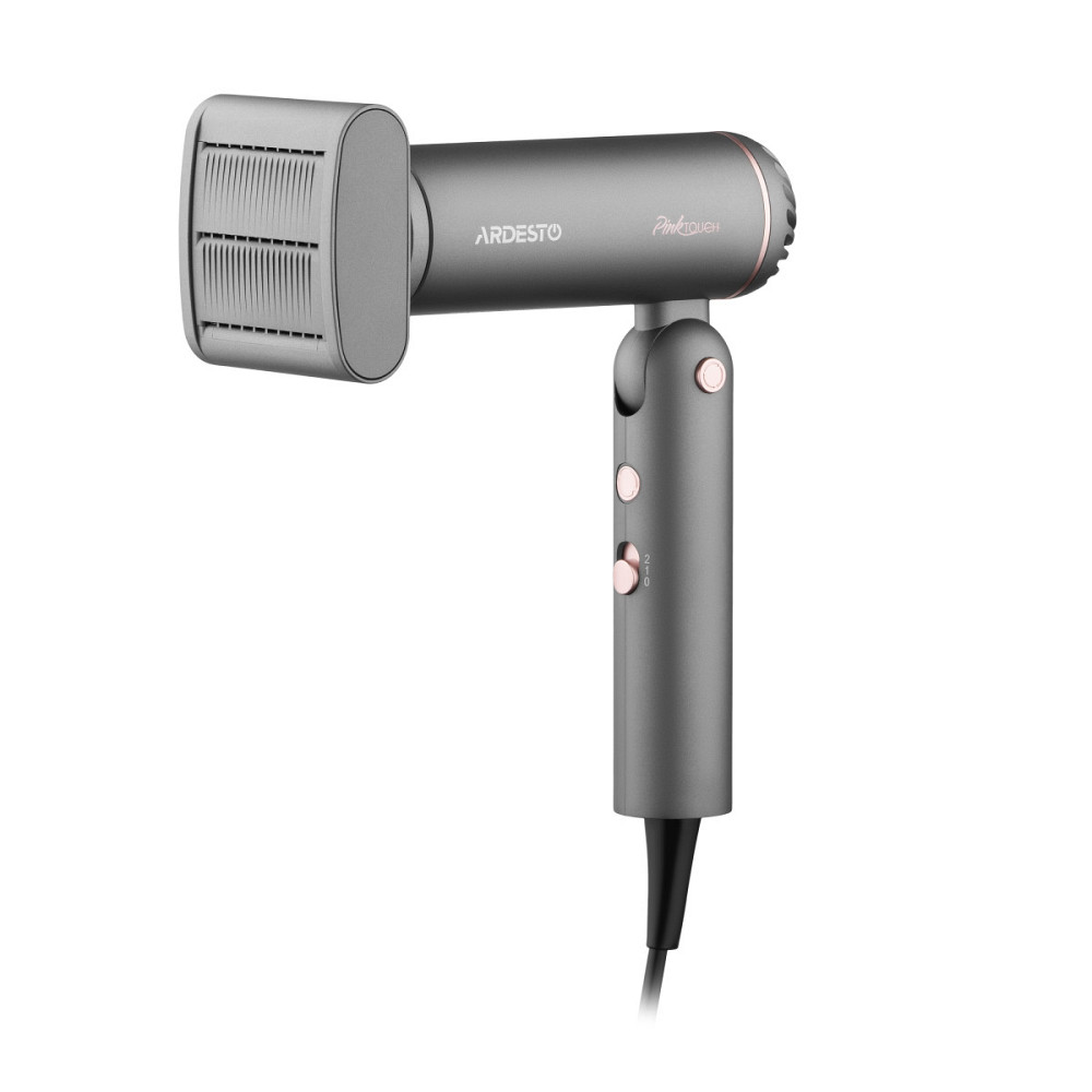 Фен Ardesto Pink Touch HD-R360PT 1300 Вт серый Київ - зображення 4