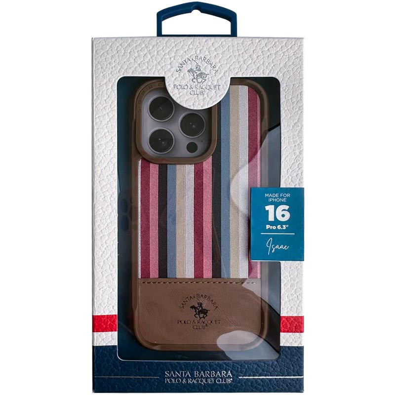 Кожаный чехол Polo Santa Barbara Isaac для Apple iPhone 16 Pro Max (6.9") Херсон - зображення 4