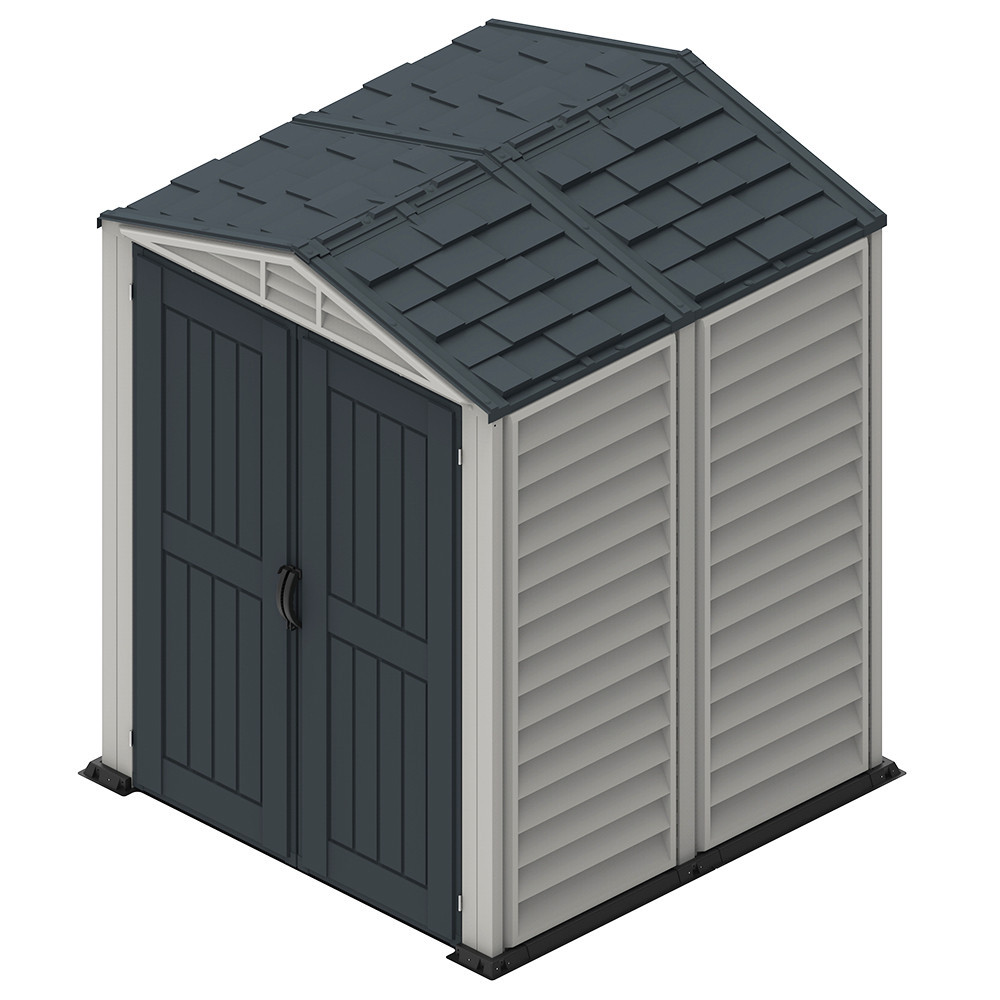 Сарай пластиковый YardMate 171x171x210 см темно-серый Киев - изображение 7