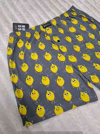 Мужские чёрные семейные трусы с рисунком "Funny Lemon" (арт. MBXK 307/01/125) Кривий Ріг