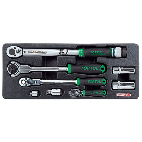 Набор трещеток в ложементе 8 ед. TOPTUL GCAT0803 Харьков - изображение 1