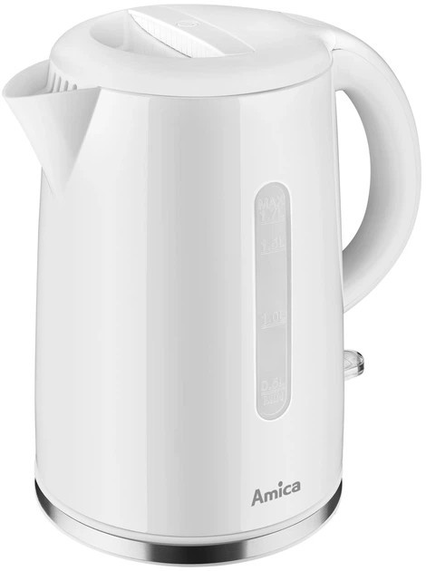 Электрочайник Amica KF1001 1.7 л белый Київ - зображення 1