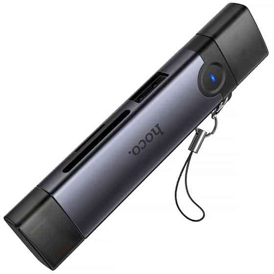 Картридер Hoco HB56 Victory 5in1 Type-C/USB2.0 to SD/TF3.0 + USB 2.0 Херсон