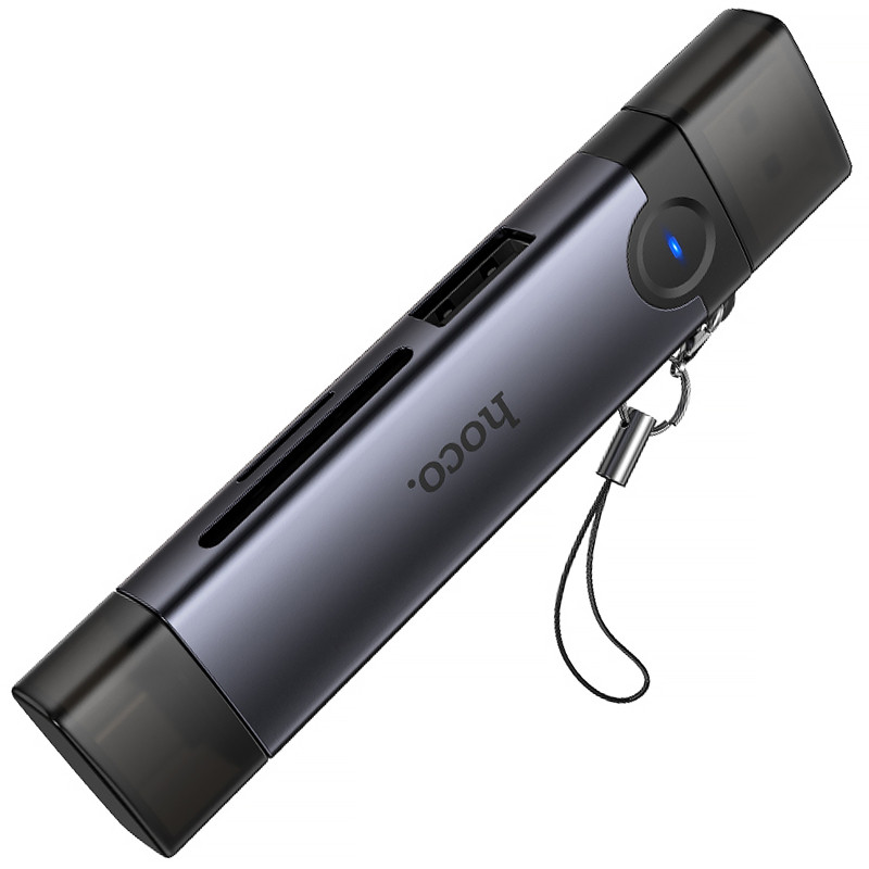 Картридер Hoco HB56 Victory 5in1 Type-C/USB2.0 to SD/TF3.0 + USB 2.0 Херсон - изображение 5