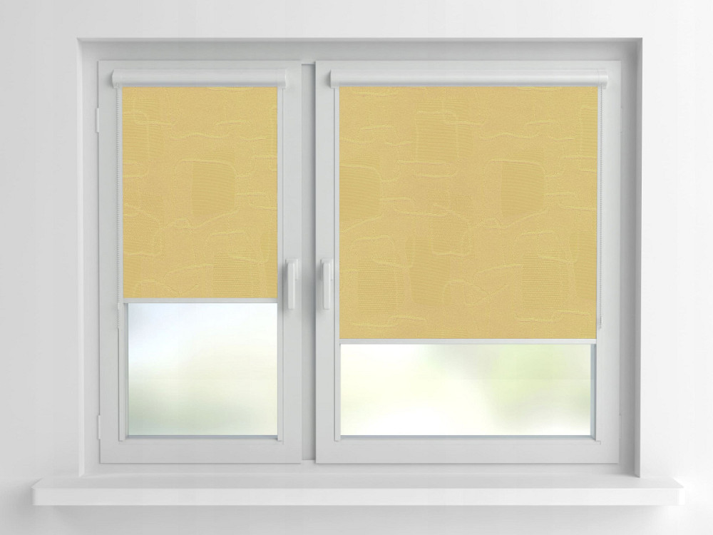 Рулонна штора Rolets Топаз 2-2057-300 30x170 см закритого типу Золотиста Киев - изображение 1