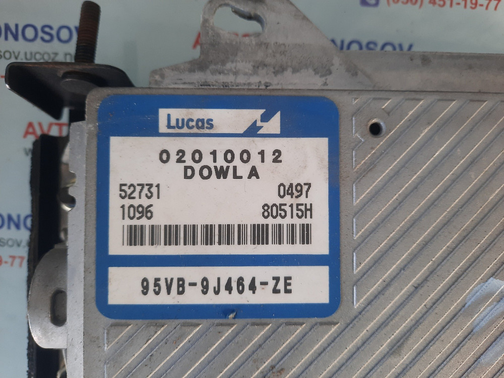 ЭБУ Ford Transit 2,5 TD блок управления двигателем 02010012 95VB9J464ZE Дніпро - зображення 3