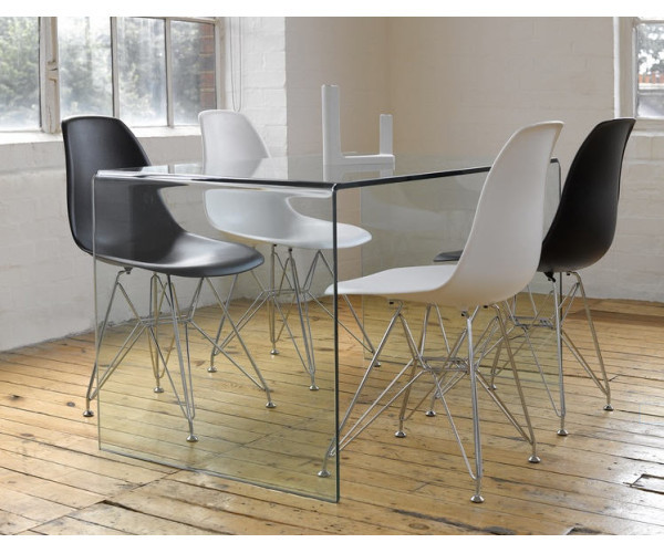 Стілець Тауер ніжки метал пластик чорний Дніпро - зображення 3