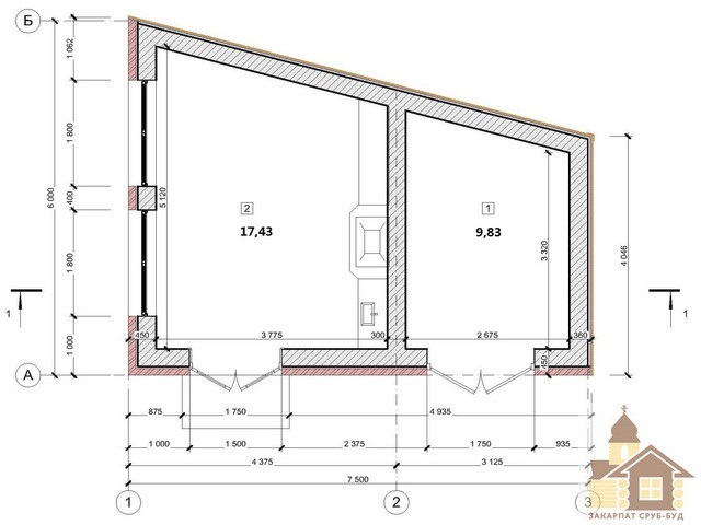 Купити зрубову альтанку під ключ від Закарпат Зруб-Буд Одеса - зображення 1