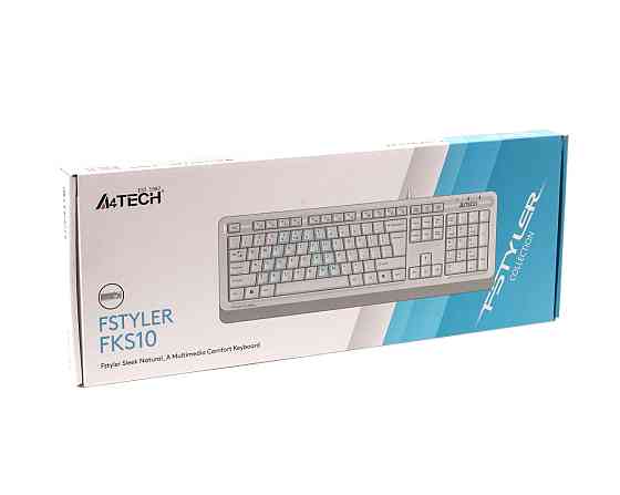 Клавиатура компьютерная проводная A4Tech Fstyler FKS10(White) белая Киев