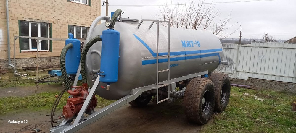 Вакуумний напівпричеп-цистерна МЖТ-10 внесення добрив Біла Церква - зображення 5