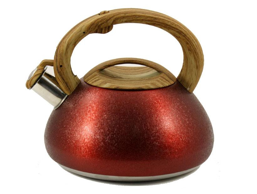 Чайник зі свистком 3 л червоний Zauberg ZB-10-3 84470 Киев - изображение 1