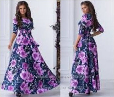 Платье в пол, 44р Днепр - изображение 1