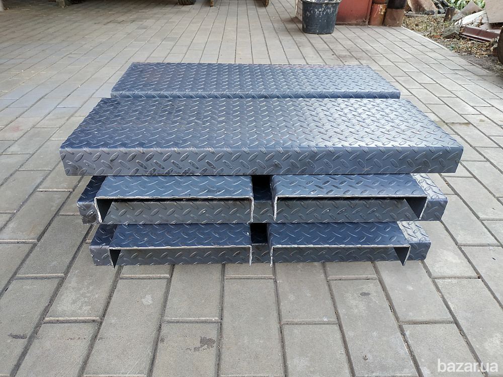 Ступень рифленая лестничная стальная Харків - зображення 6