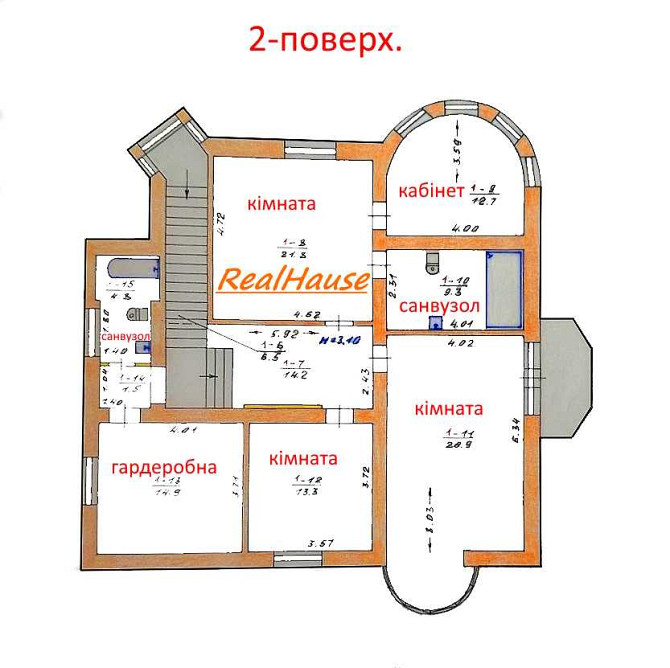 продажа 6-к дом Киево-Святошинский, Милая, 350000 $  - зображення 9