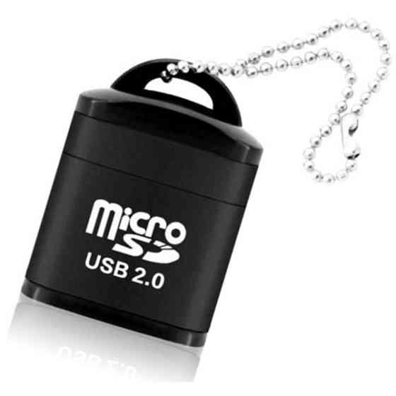 DM Кардрідер Mini Speed USB 2.0 TF MicroSD Memory Adapter Black (Код товару:27689) Харків