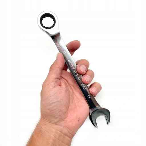 Ключи рожково-накидные с трещоткой 8-19мм 12ед. СТАНДАРТ NGW12ST Харків