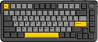 Клавиатура компьютерная проводная Ajazz AK820 MAX Magnetic switches-Black-Gray-Yellow-RGB AK820MAX-W Київ