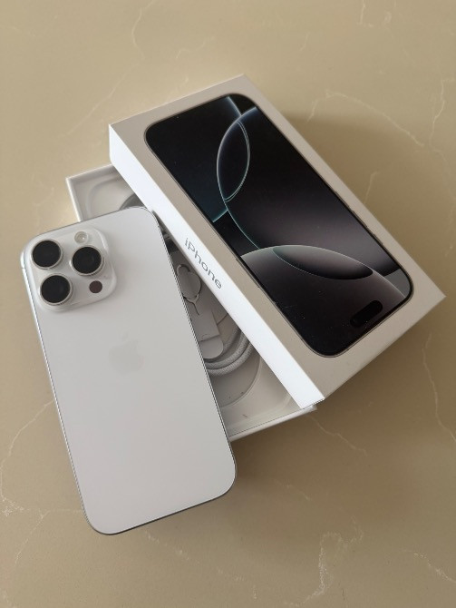 iPhone 16 Pro, 256 Gb, White Titanium Київ - зображення 3