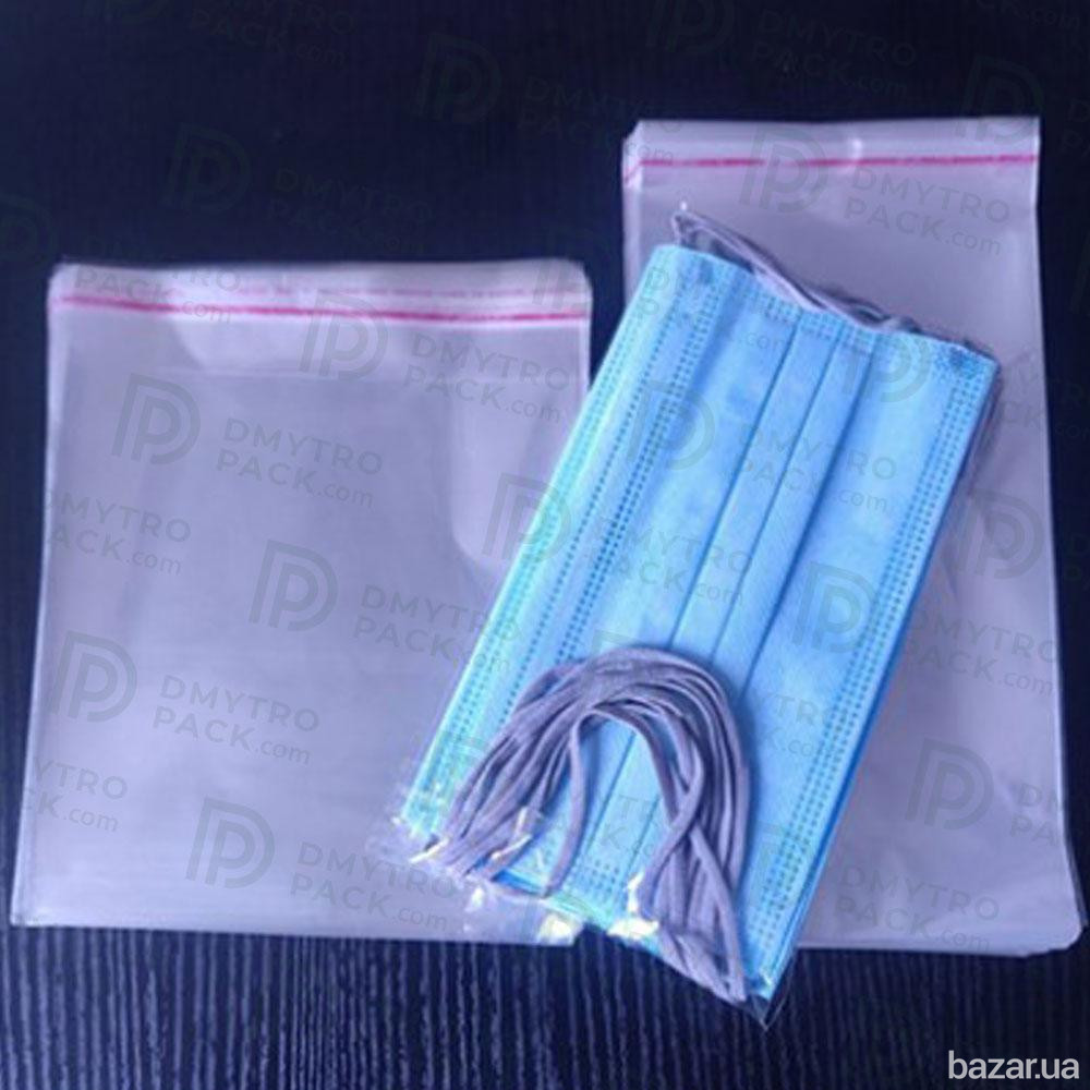 Пакеты прозрачные с клейкой лентой 25 х 35 см (полипропилен), 100шт/уп прозрачные Херсон - изображение 3