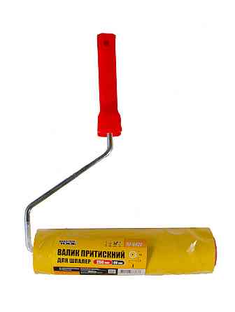 Валик прижимной для обоев MASTERTOOL 58/250 мм Ø 8 мм с ручкой 92-6425 Харьков