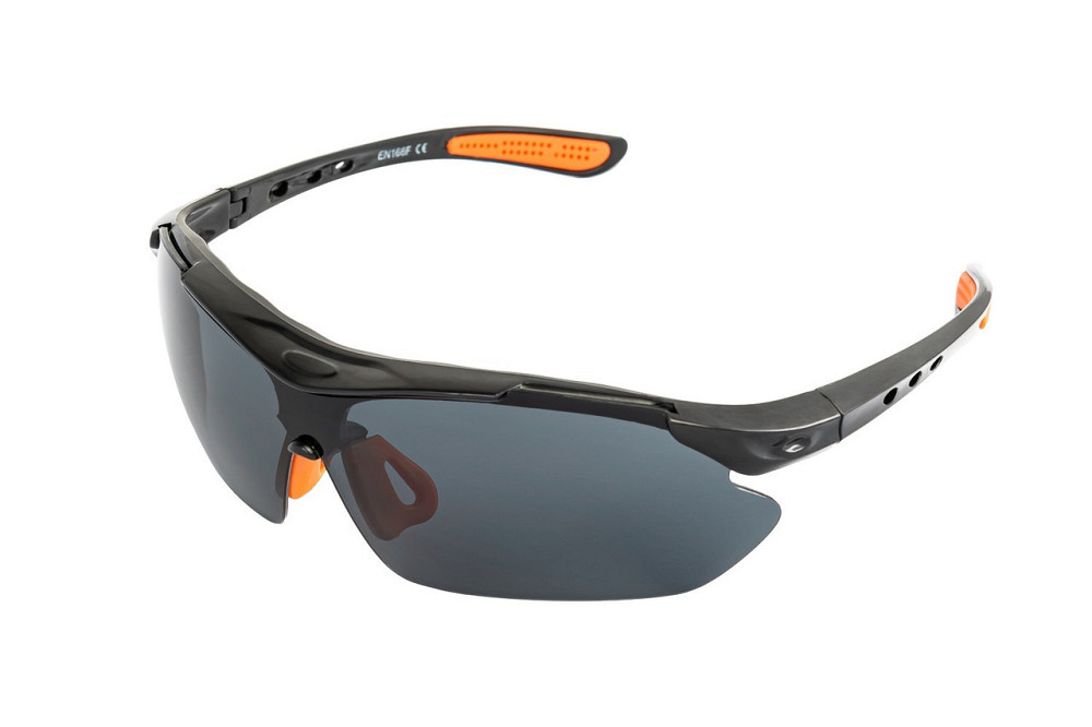 Очки открытые MASTERTOOL SPORTLINE GREY панорамная линза полуоправа защита от царапин ANTI-SCRATCH Харьков - изображение 1