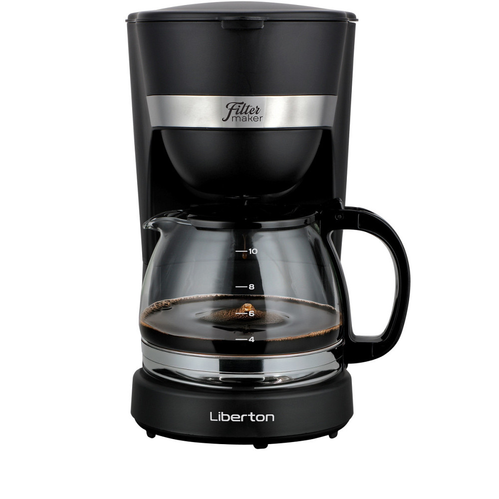 Кофеварка капельная Liberton LCM-2201 750 Вт черная Київ - зображення 1