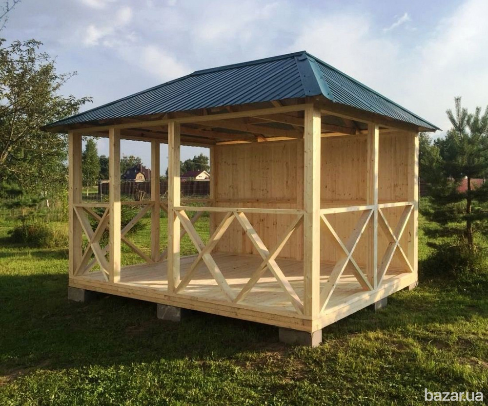 Альтанка дачна. Деревянная беседка. Альтанка под заказ Киев - изображение 6