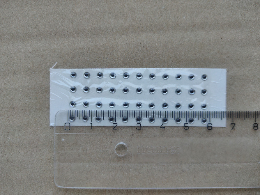 Глаза серебритые для воблеров 44 штук Киев - изображение 1