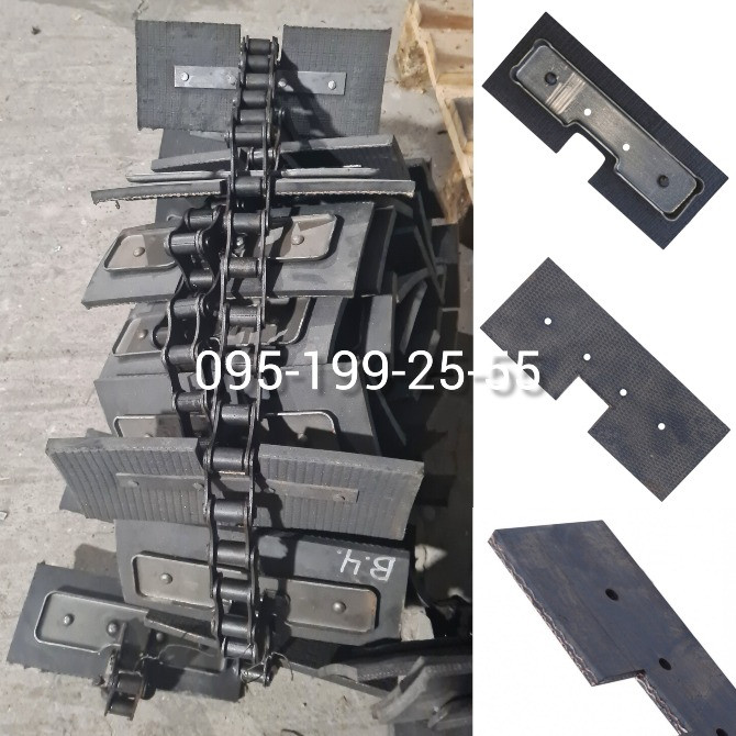 Транспортер ЗМ-60 ЗП 02.060. Транспортер ЗМ-60 ЗП 02.090. Скребок транспортера ЗМ-60 Днепр - изображение 1