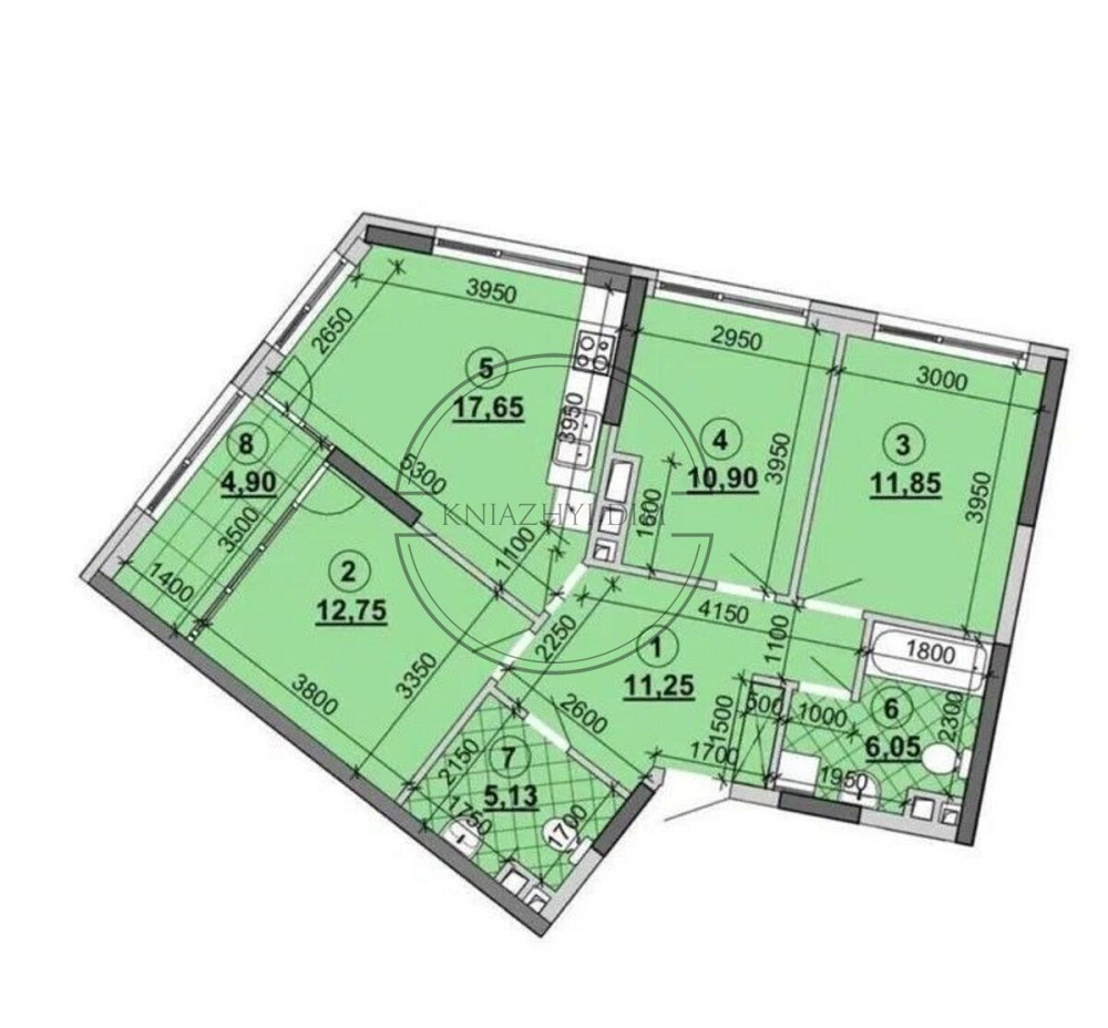 Продається 3 кімнатна квартира в гарному ЖК Грейт. № 21146241 Київ - зображення 2