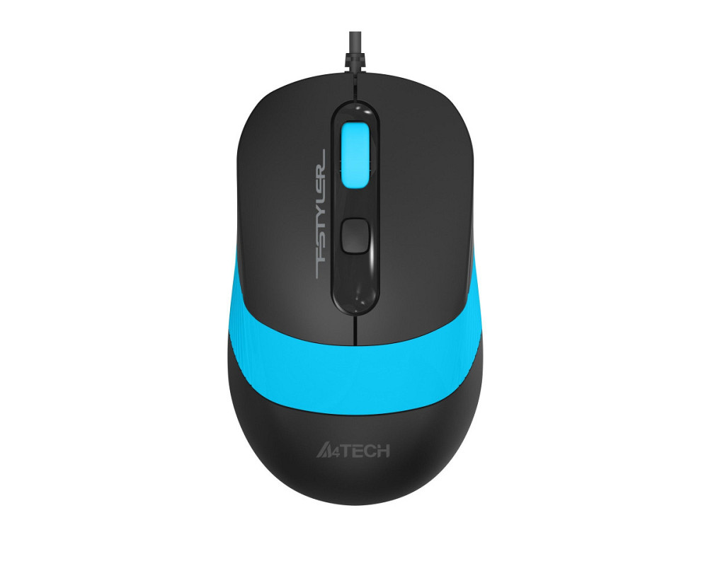 Мышь компьютерная проводная A4Tech Fstyler FM10S Black/Blue синяя Киев - изображение 1