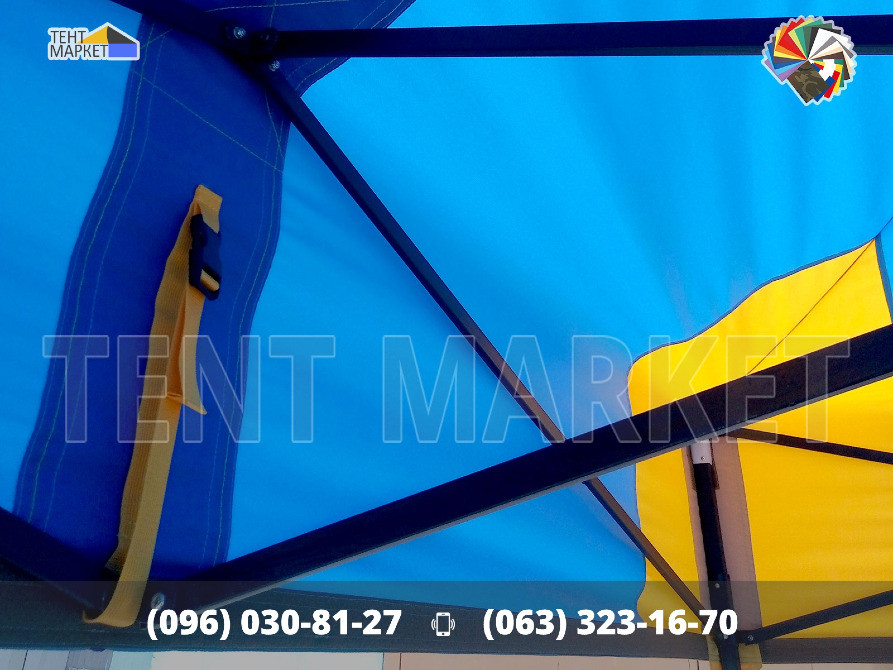 Намет 4.5х3.0 розсувний трансформер з міцним стальним каркасом. Шатри палатки розсувні виготовлення Запорожье - изображение 6