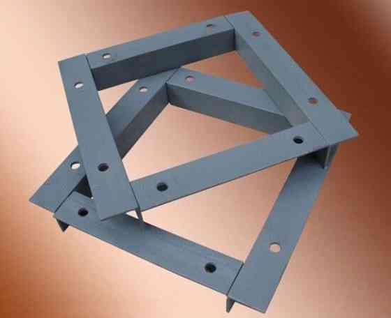 Фланцы самотечные квадратного сечения , фланцы на зернопровод , самотек , норийные трубы Киев