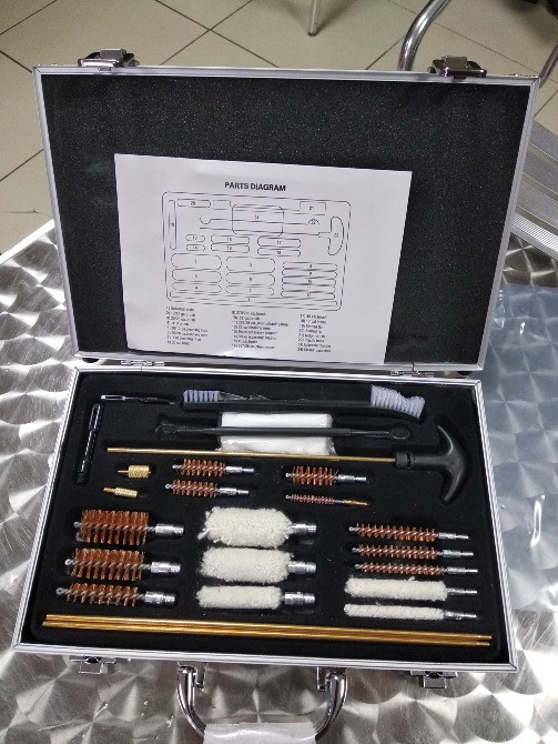 Універсальний набір для чистки зброї в алюмінієвому кейсі Львів - зображення 1