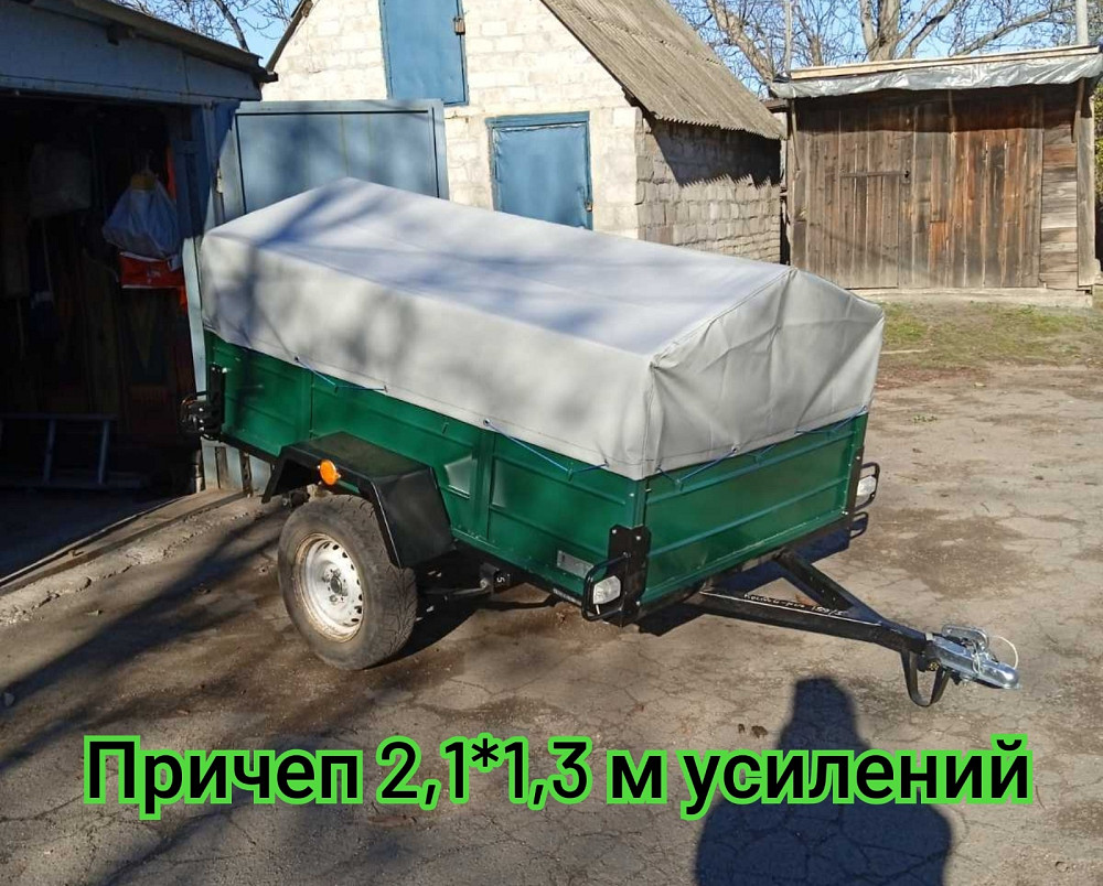 Причеп Лев 2,1*1,3 м можна зберігати на вулиці Лубны - изображение 1