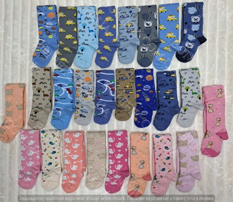 Детские махровые колготки с рисунком (размер 16) (арт. 302К) Кривой Рог - изображение 1