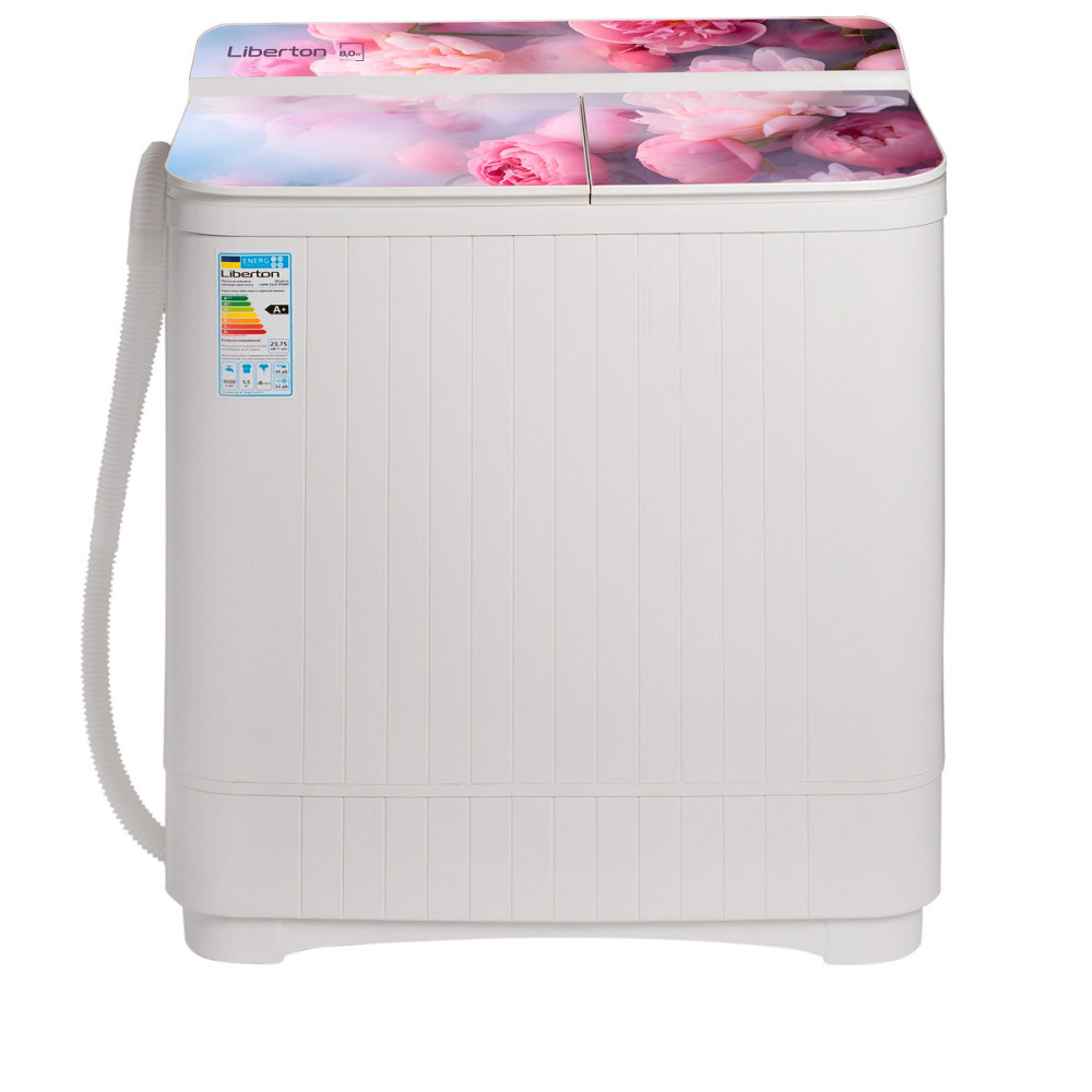 Стиральная машина полуавтомат Liberton LWM-8000 PUMP 8 кг белая Київ - зображення 1