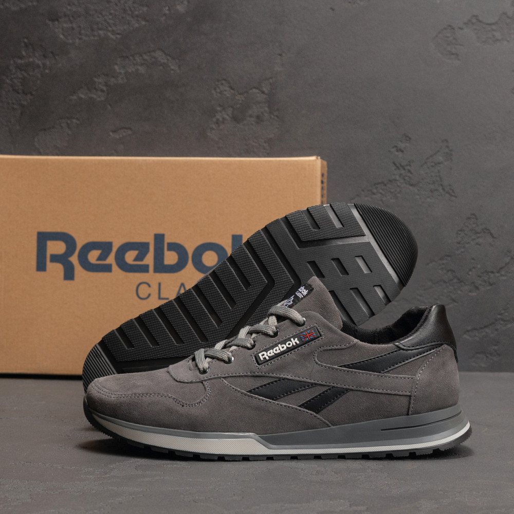 Мужские кожаные кроссовки Anser Grey Киев - изображение 9