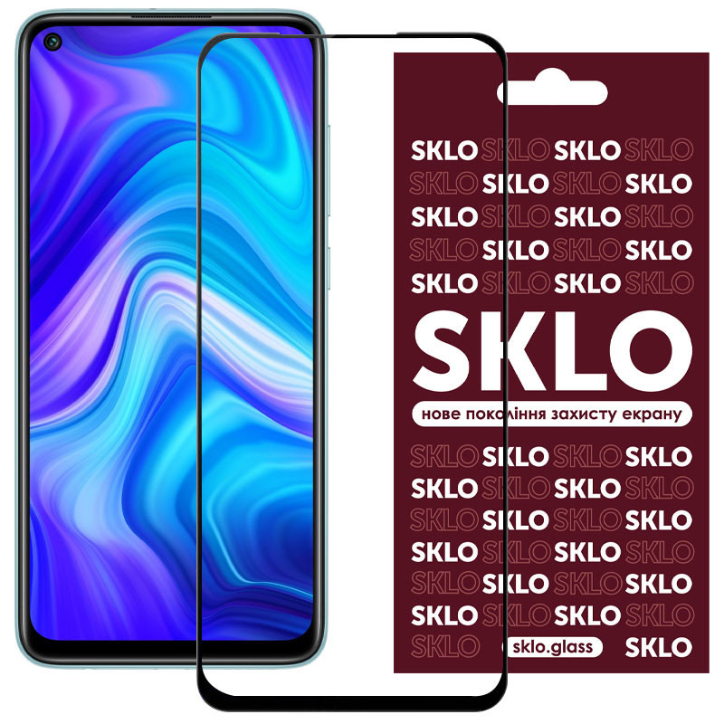 Защитное стекло SKLO 3D для Xiaomi Redmi Note 9 / Redmi 10X / Note 9T / Note 9 5G Херсон - изображение 1