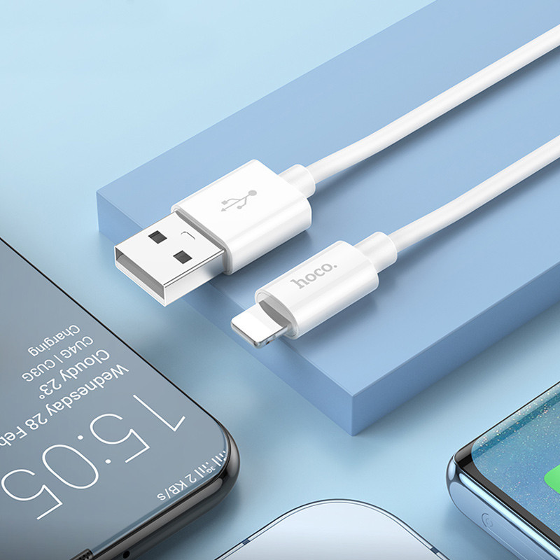 Дата кабель Hoco X87 Magic silicone USB to Lightning (1m) Херсон - зображення 6