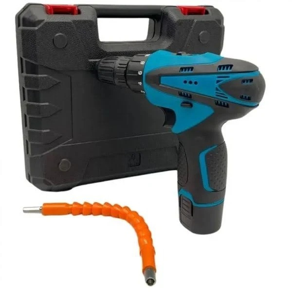 Аккумуляторный шуруповёрт в с набором инструментов.Два аккумулятора, мощная зарядка.12v Одеса - зображення 3