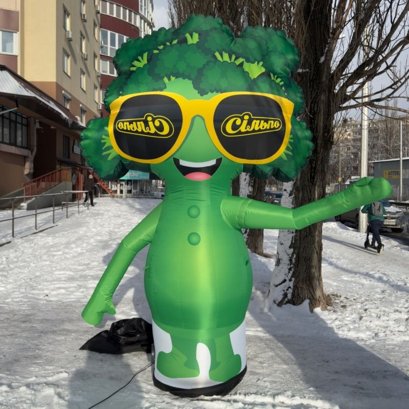 Зазивало надувна реклама для торгівлі, спорту, розваг. 3.4 метри Киев - изображение 2